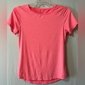 Zyia Pink Women’s Stripped T Shirt Size Small